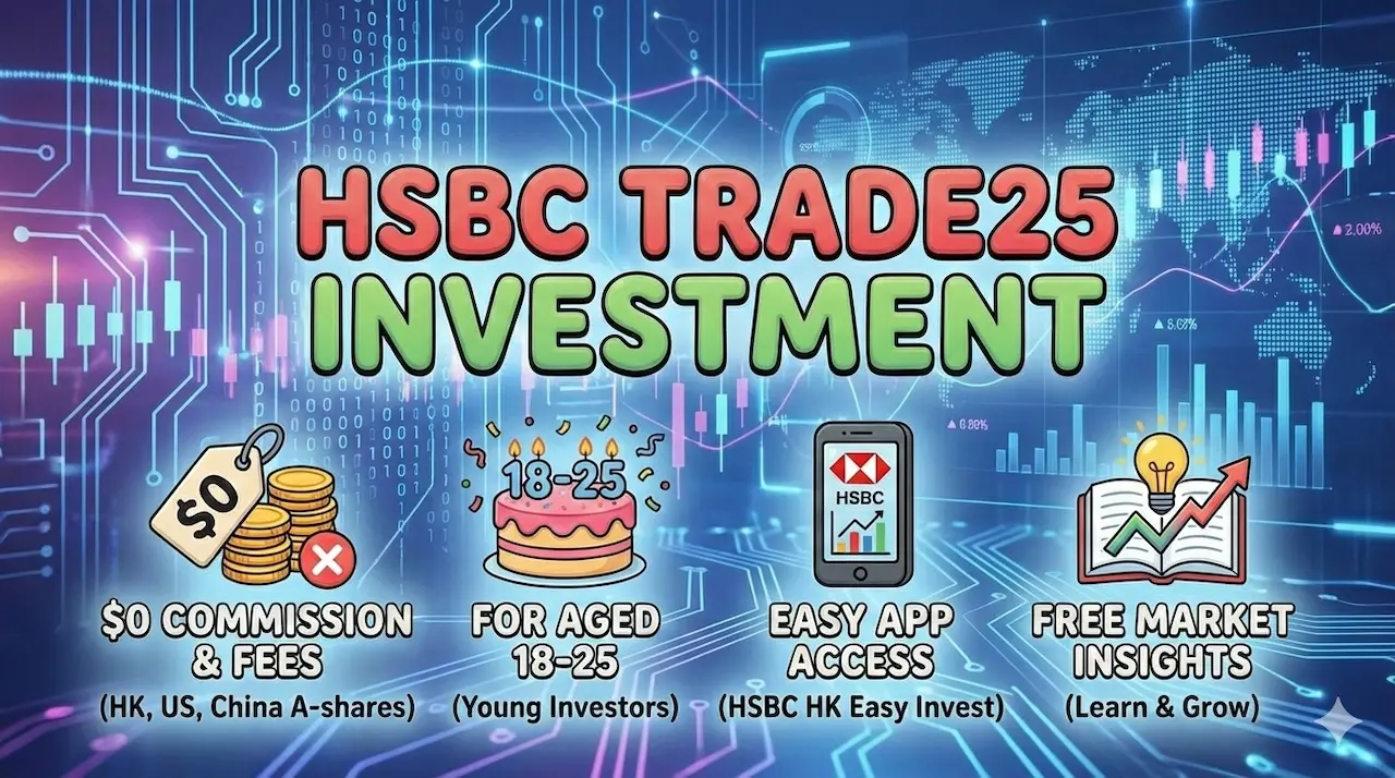 无套路0佣金的交易渠道：汇丰Trade25